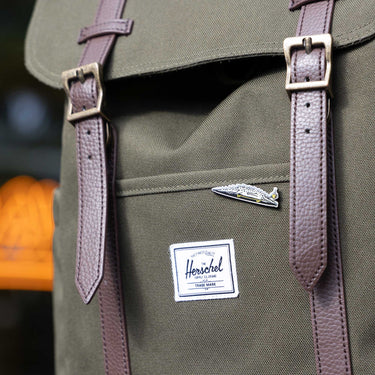 Rave Alligator Pin Badge